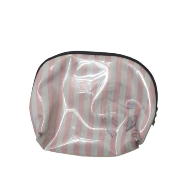 Victoria's Secret Striped Full Zip Cosmetic Bag - Picture 2 of 7